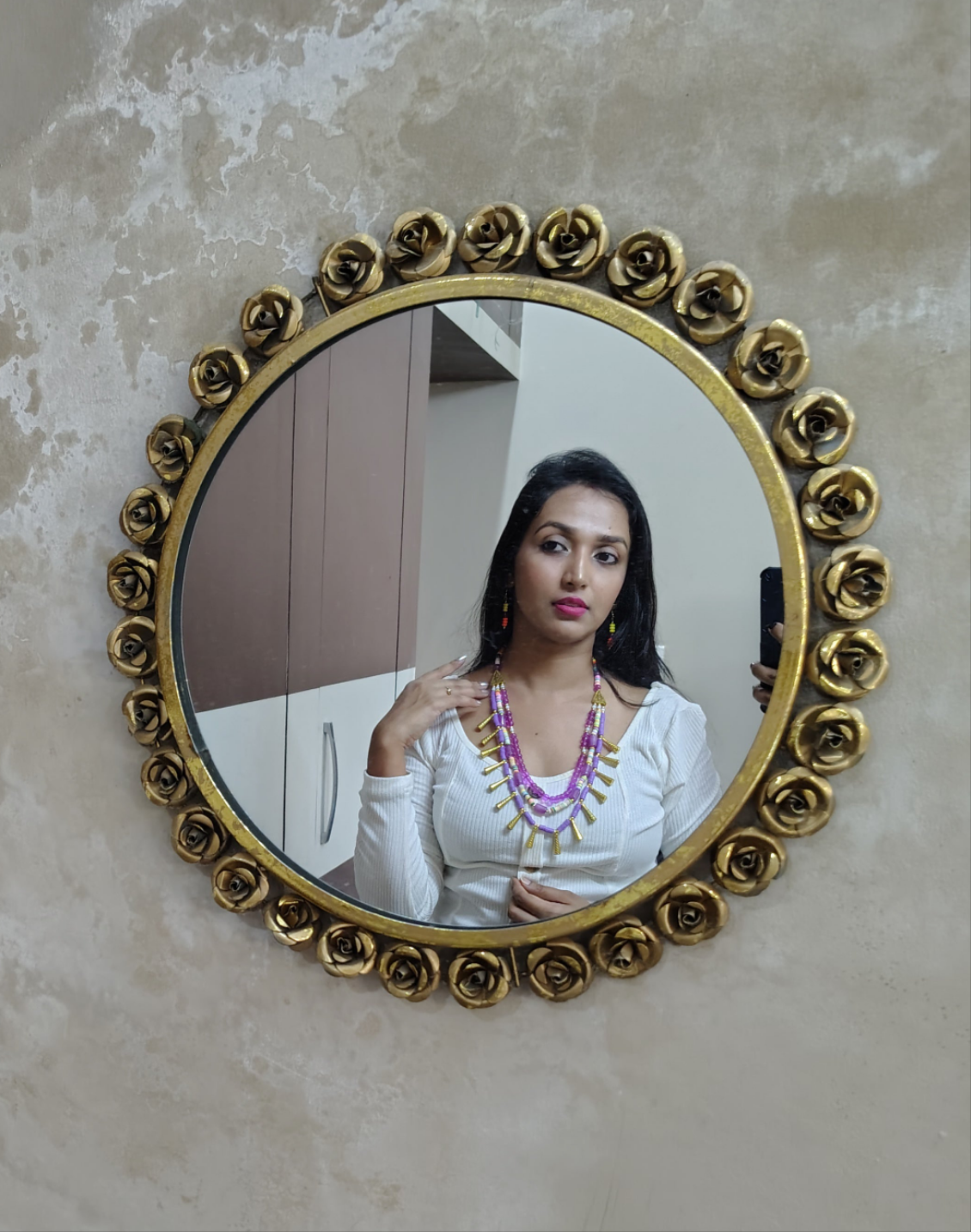 Nomadic Bloom Layered Tribal Necklace