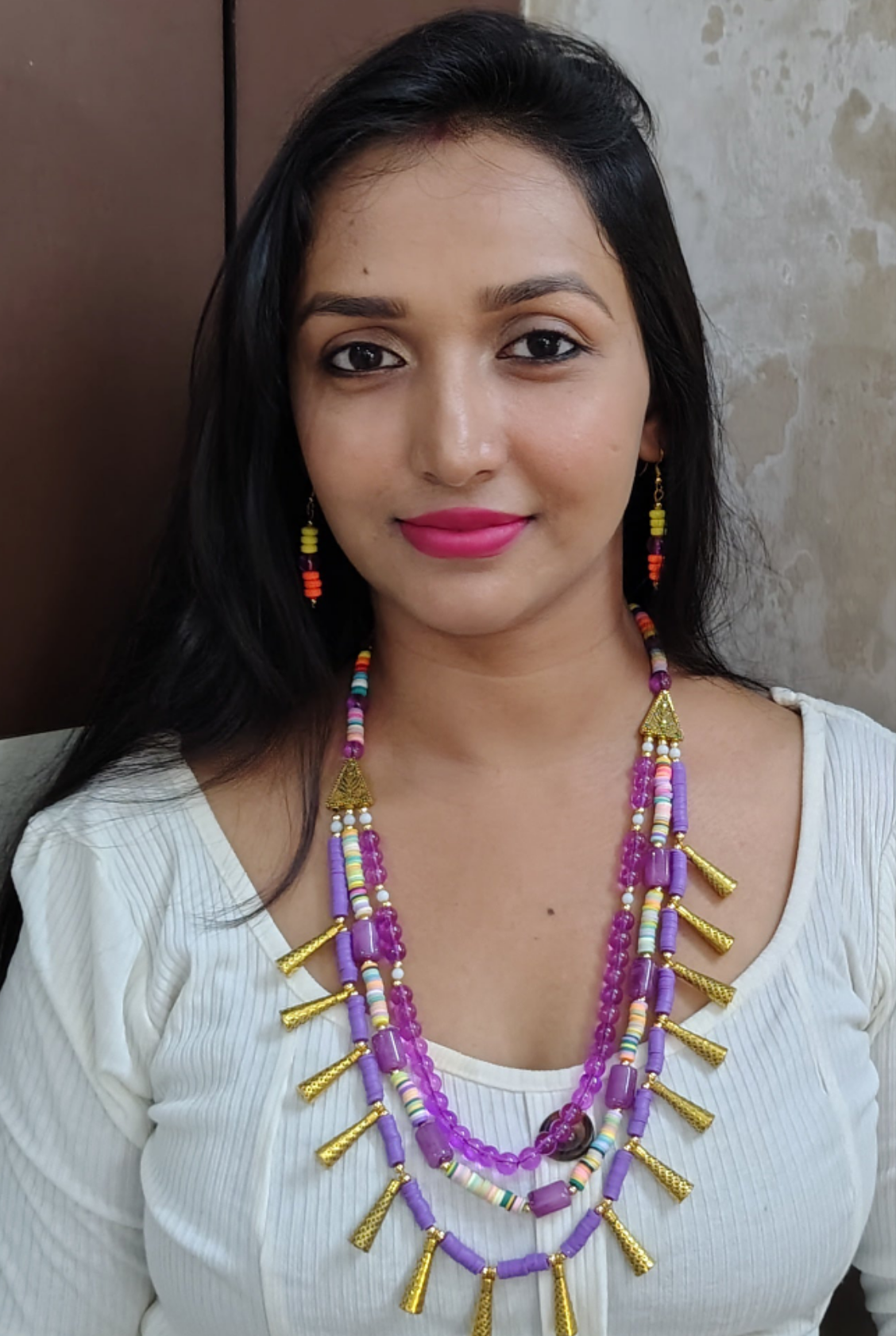 Nomadic Bloom Layered Tribal Necklace