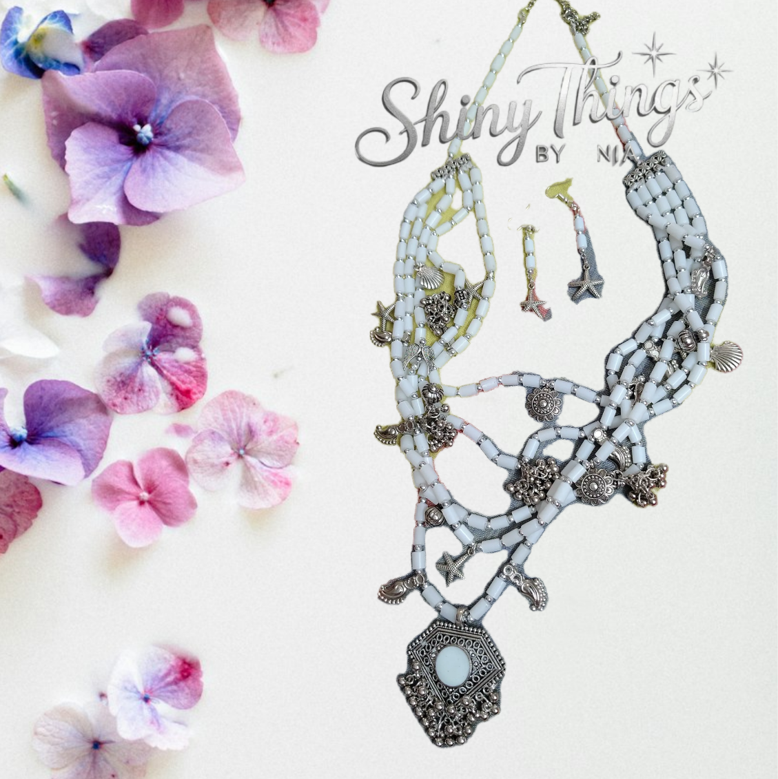 Sea Goddess Tribal Necklace Set