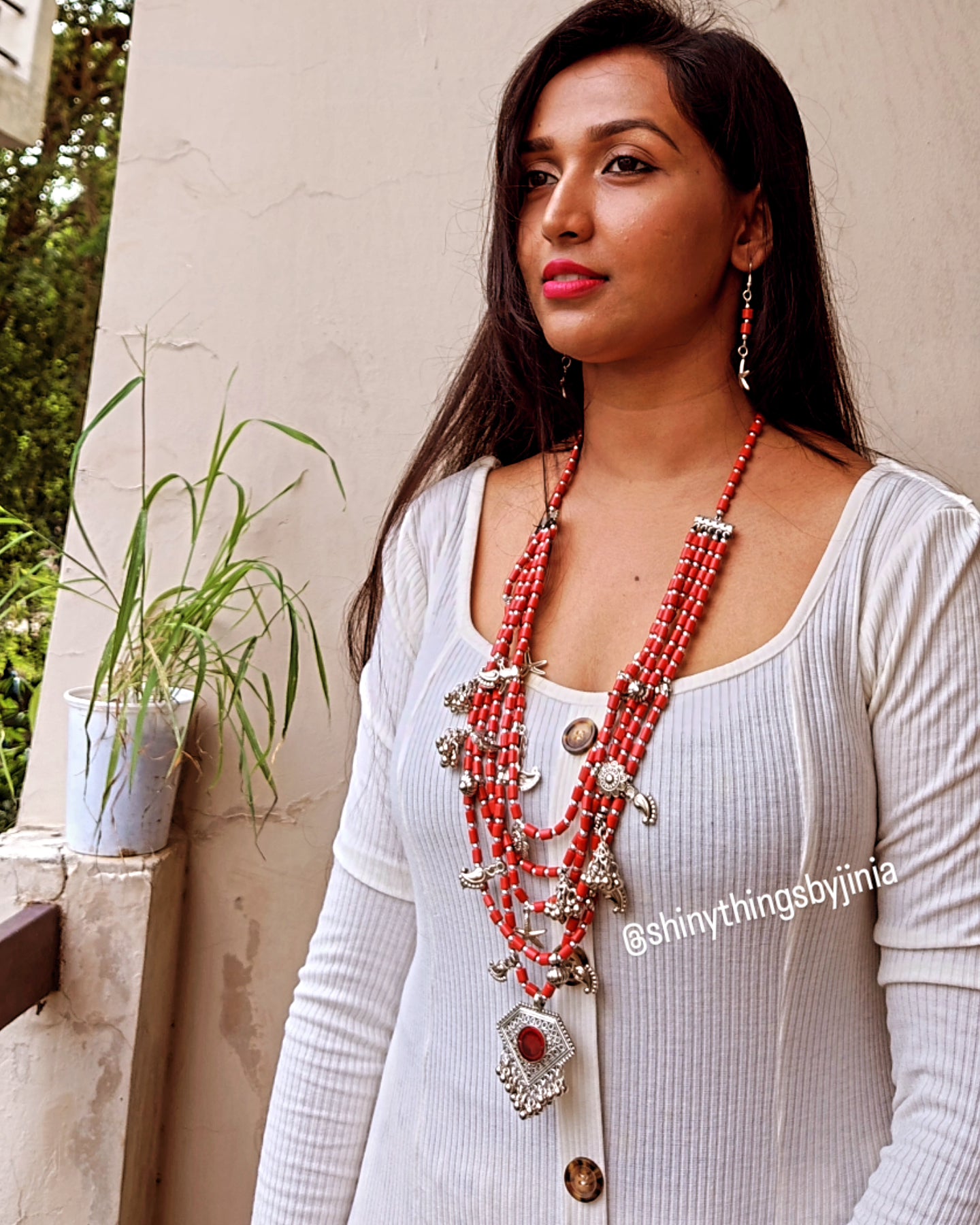 Desert Queen Oxidized Tribal Necklace
